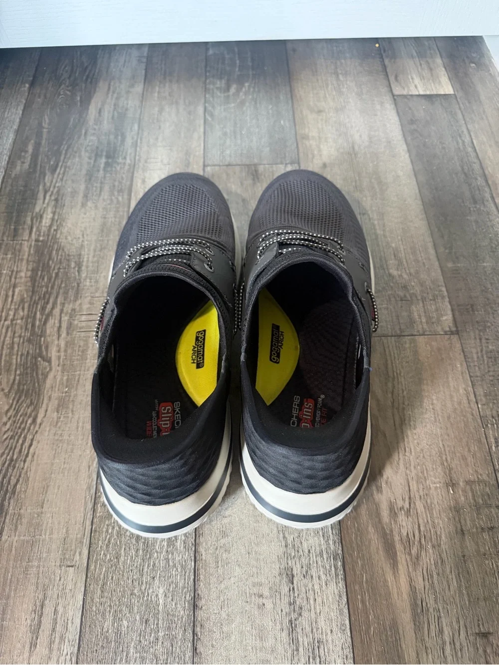 Skechers Men’s Black Slip-On Sneakers